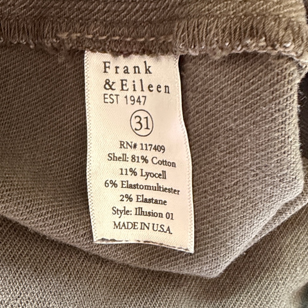Frank & Eileen DERRY ILLUSION 01 Pants in Spruce - Picture 7 of 7